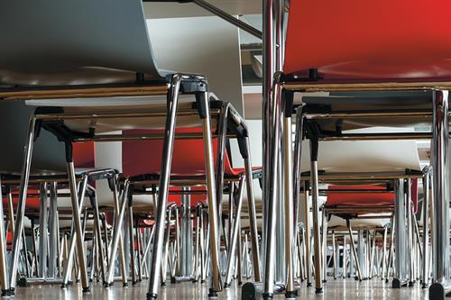 Dining hall of the Düsseldorf University of Applied Sciences
